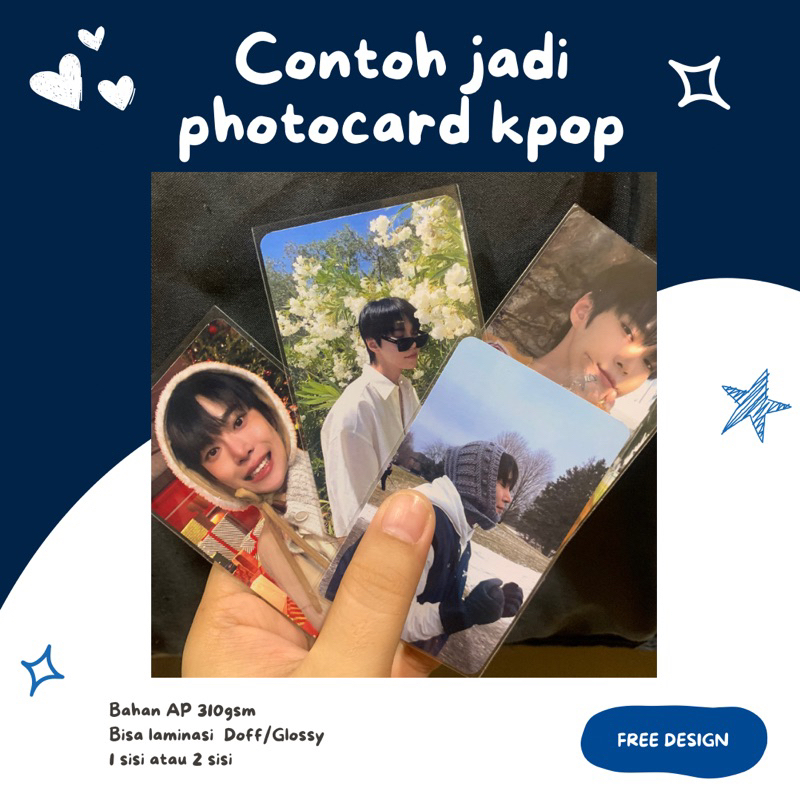 Jual CETAK PHOTOCARD CUSTOM BTS, NCT, SEVENTEEN, EXO, BLACKPINK, TWICE ...