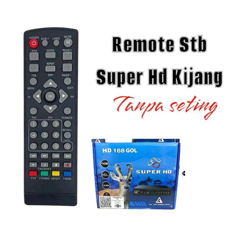 Jual Remote Stb super hd kijang/Remot set top box super hd | Shopee ...