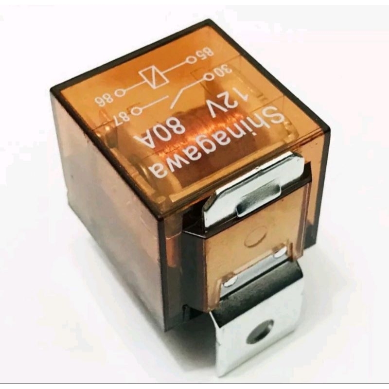 Jual Relay Bening Transparan Relay Klakson Kaki 4 Pin 12V 80A Riley ...