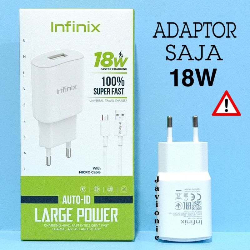 Jual Charger Casan Infinix Hot S I I Play Original Micro Usb A W W Fast