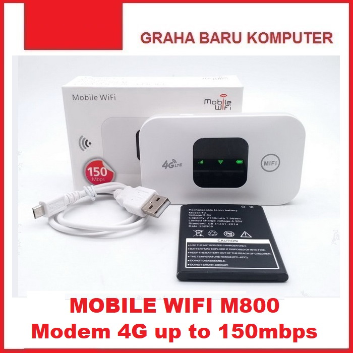 Jual Mobile Wifi MF800 Modem Mifi 4G LTE up to 150mbps Unlock All ...