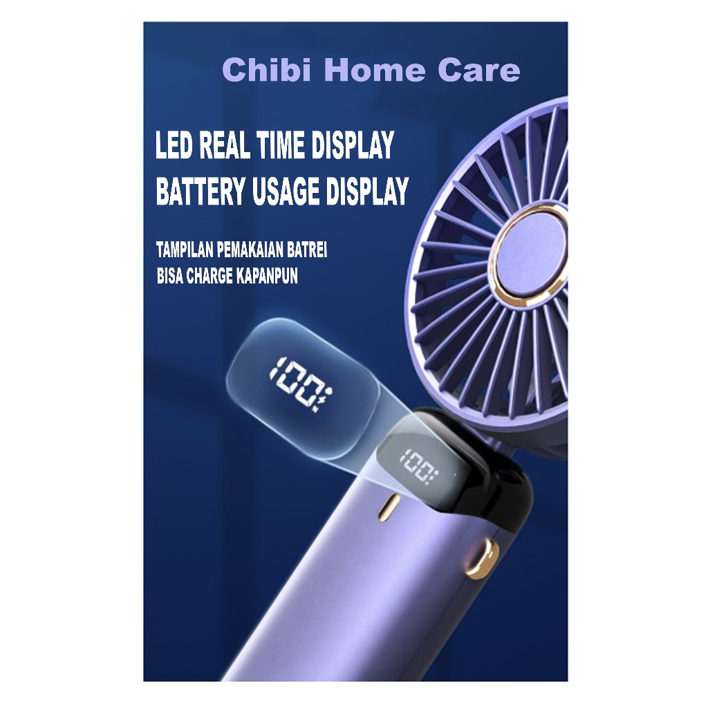 Jual Chibi Home Care kipas mini USB kipas digital kipas angin lipat ...