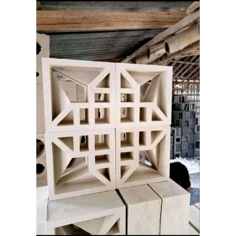 Jual roster beton loster modern minimalis diamond putih | Shopee Indonesia