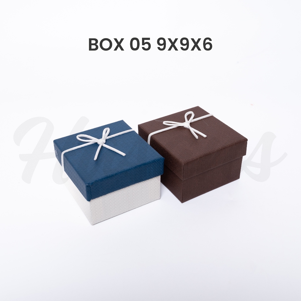 Jual [1 Set] Box Kado Kotak Hampers Hard Box T Box Kotak Kado Hadiah Box 05 9x9x6