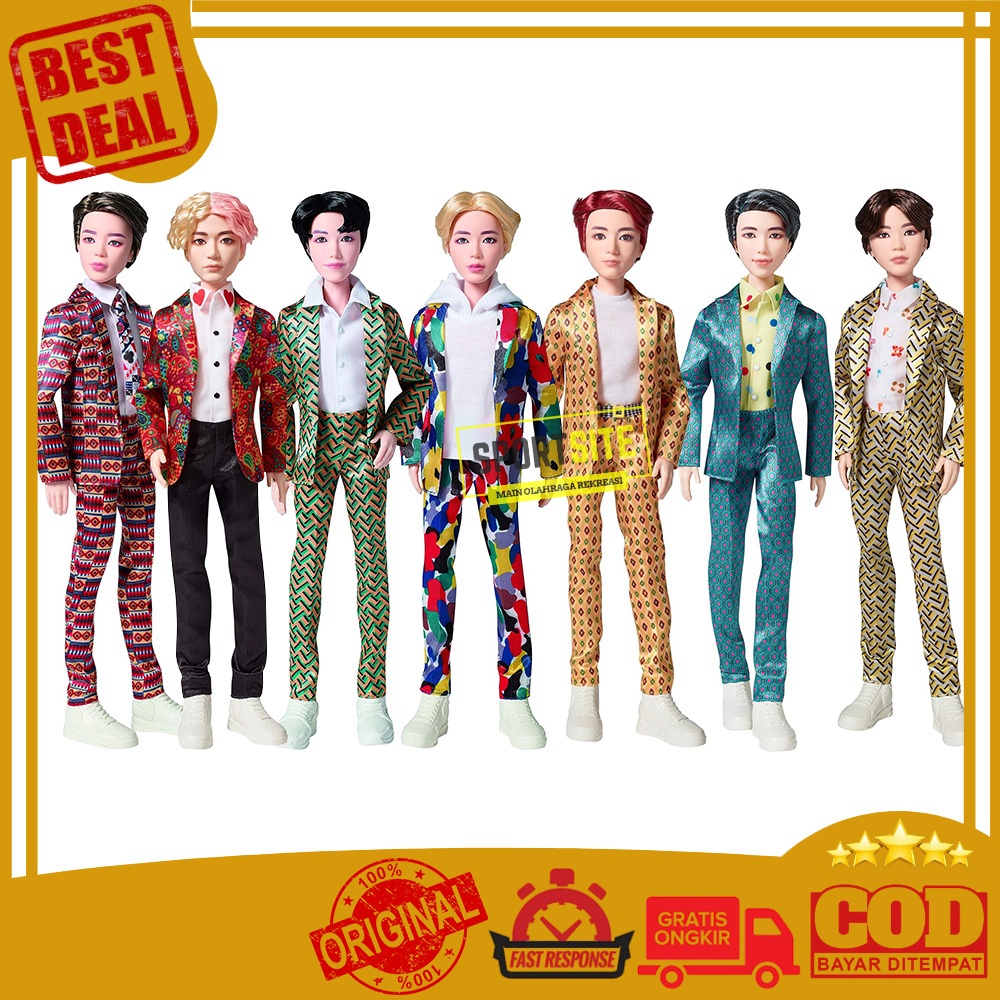 Boneka Barbie Mattel BTS K Pop Idol Fashion Doll Koleksi Mainan Anak