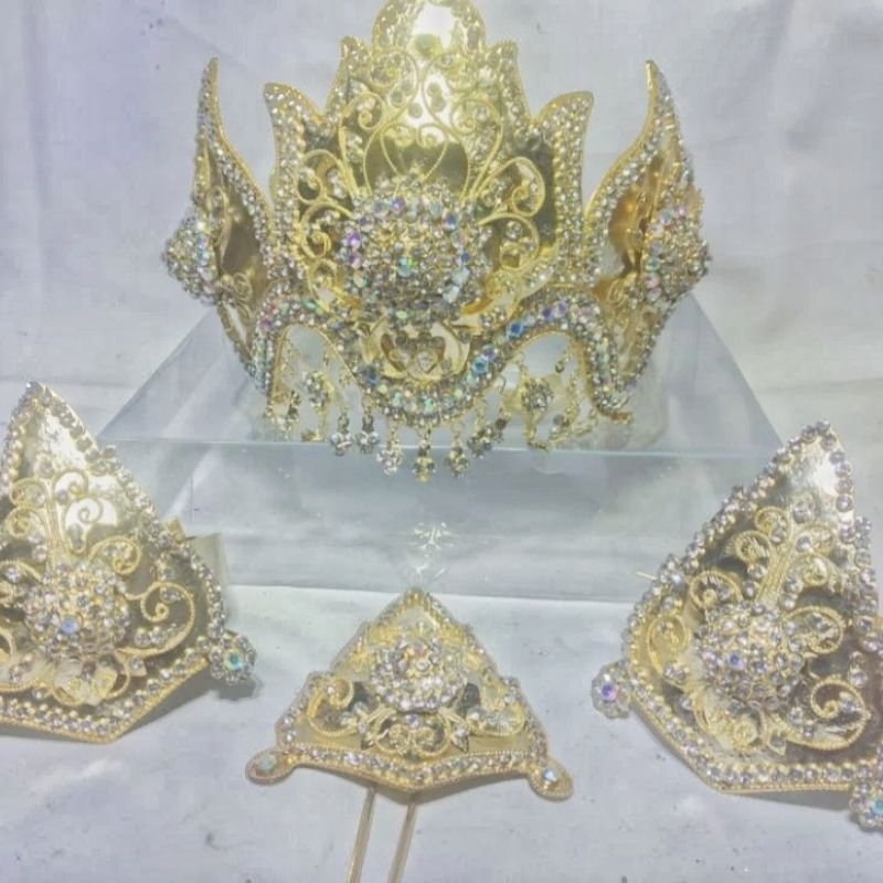 Jual Siger Sunda Gold Preloved Like New Siger Pengantin Mahkota Pengantin Aksesoris