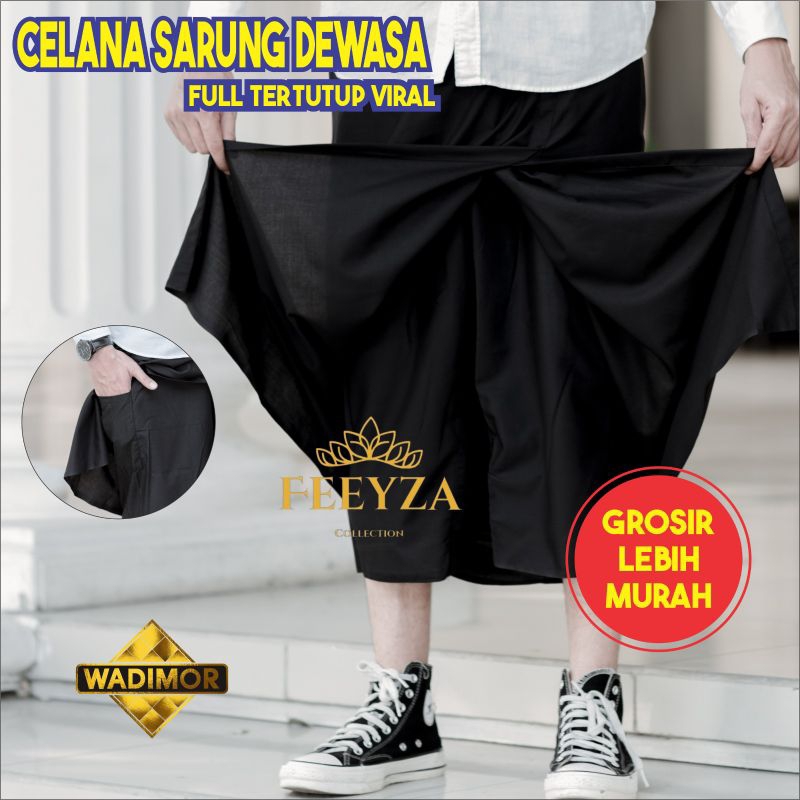 Jual Celana Sarung Pria Dewasa Wadimor Modern Full Tertutup di Lengkapi ...