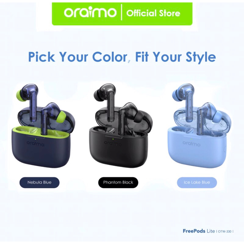 Jual Oraimo Wireless Headset Bluetooth Earphone TWS Earbuds True ...