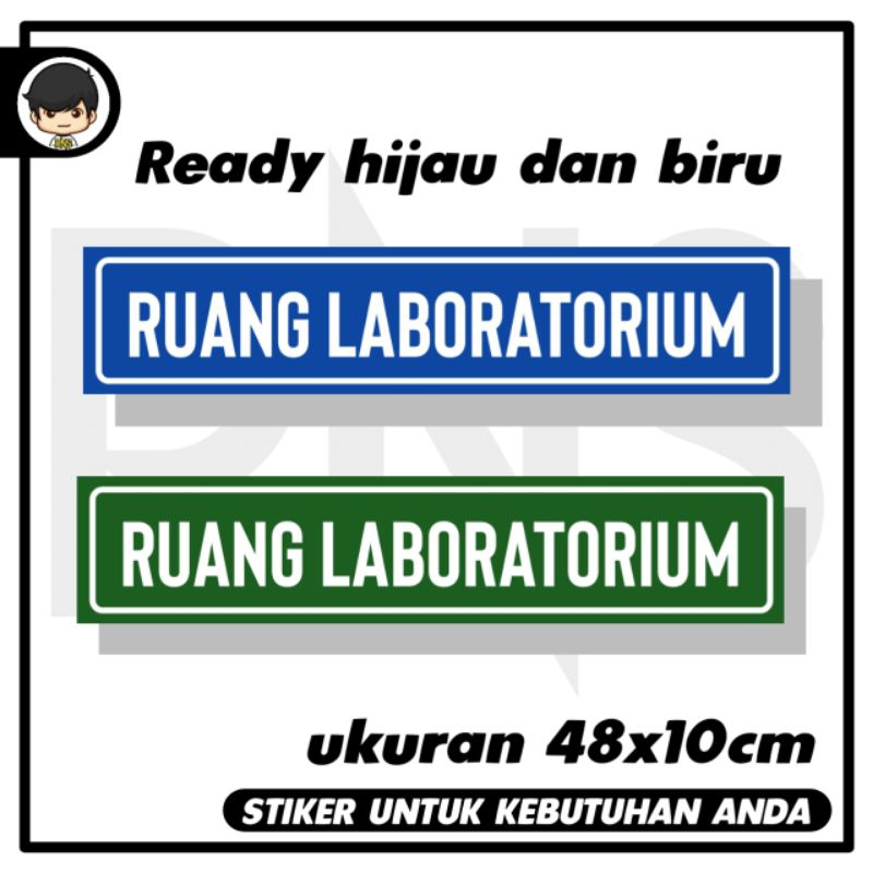 Jual Stiker Ruang Instalasi Laboratorium Rumah Sakit Puskesmas Klinik