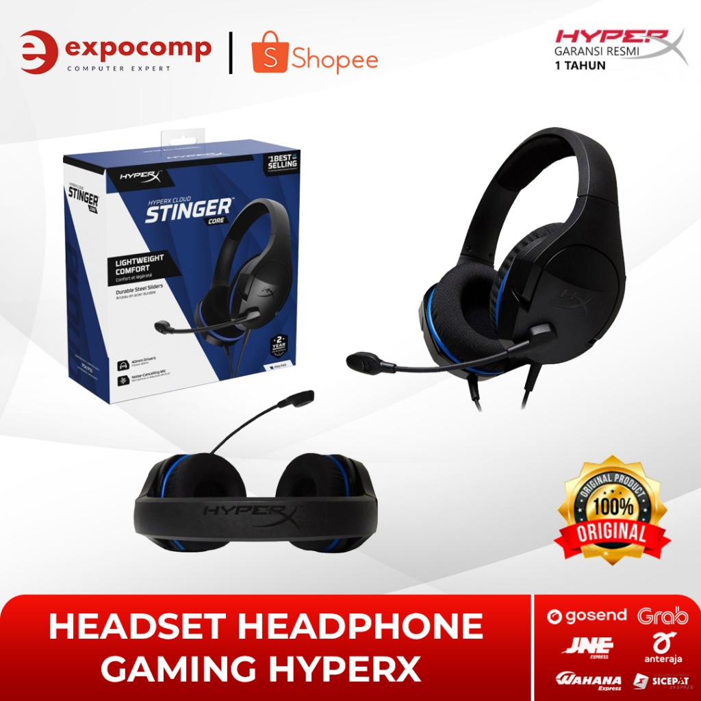 Jual HEADSET HEADPHONE GAMING HYPERX CONSOLE CLOUD STINGER CORE ...