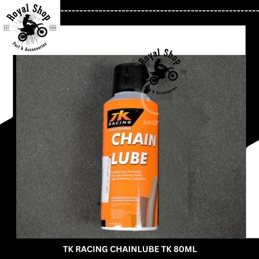 Jual CHAINLUBE CHAIN LUBE PELUMAS RANTAI TK RACING 80ML | Shopee Indonesia