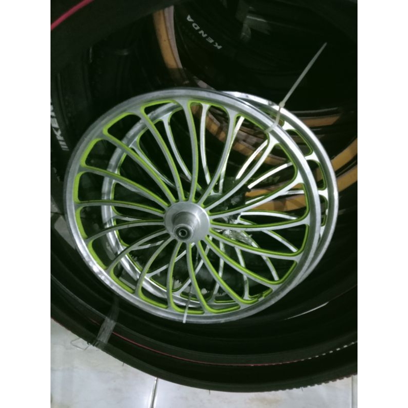 Jual Velk velg roda sepeda kipas ukur 20 ring 20 Sepasang Rim Wheelset ...