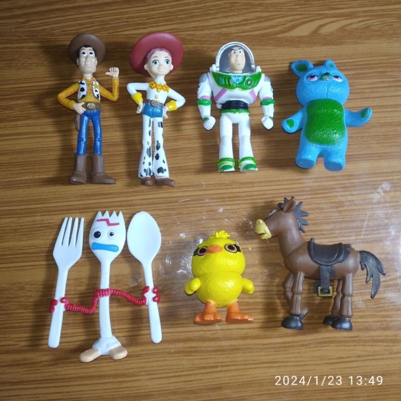 Jual Action Figure Toy Story Woody Jessie buzz Lotso Bunny Ducky Forky ...