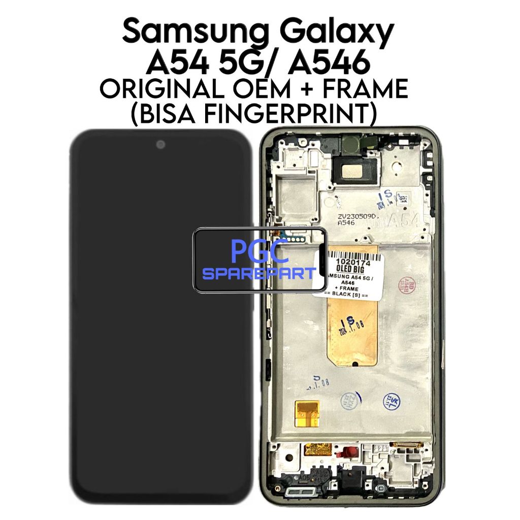 Jual ORIGINAL OEM LCD Touchscreen Fullset Plus Frame Samsung Galaxy A54 5G A546 A546E SM