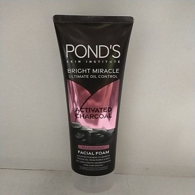 Jual Pond Bright Miracle Facial Foam 100g Ultimate Oil Control Activated Charcoal Yang Lebih 1708