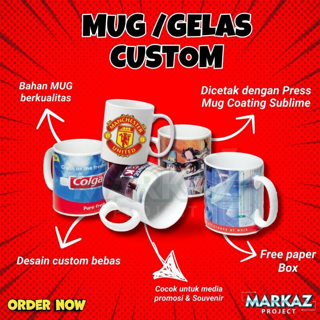 MUG CUSTOM HADIAH GRADUATION / TULISAN SOUVENIR GELAS MINUM CUSTOM GELAS PESTA KADO WISUDA