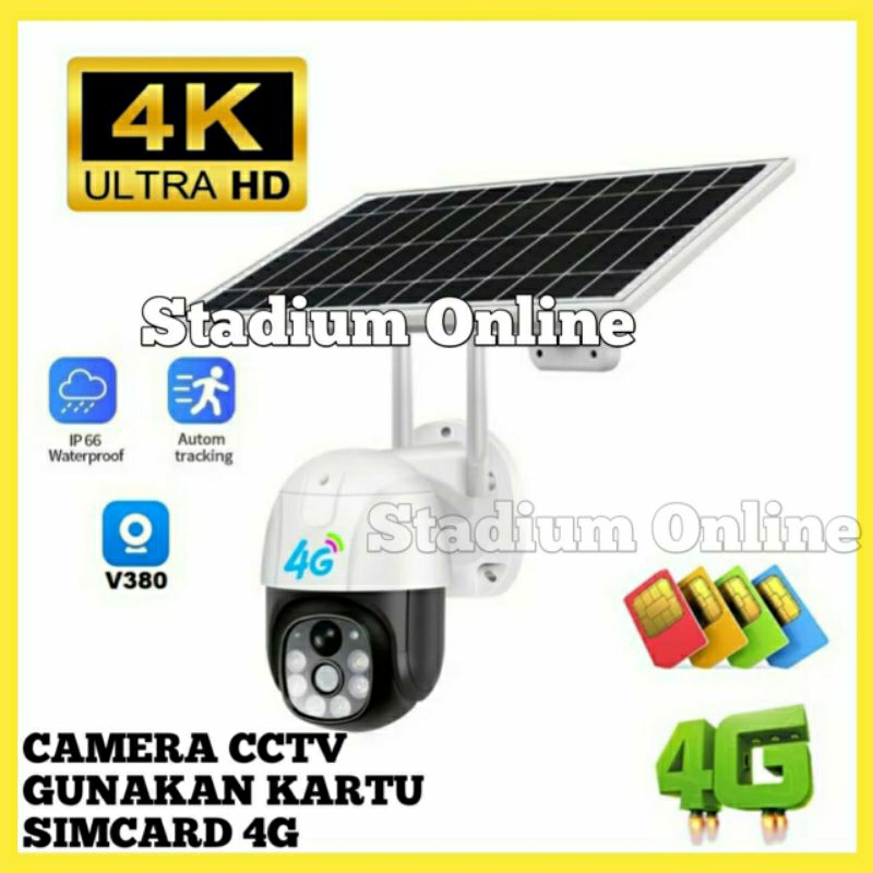 Jual CCTV Camera Panel Surya Simcard 4 All Operator V380Pro Outdoor ...