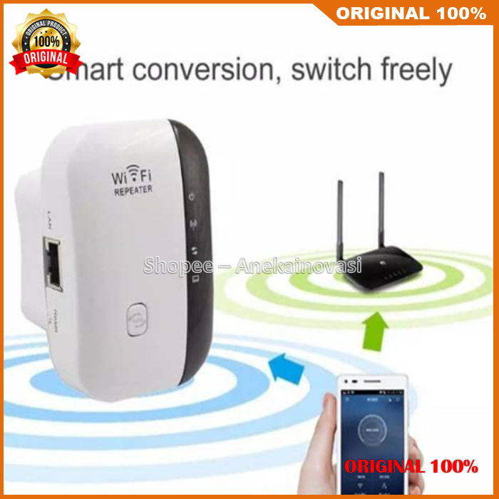 Jual Penguat Jaringan Wifi Jarak Jauh Wifi Repeater 300 mbps Jarak Jauh