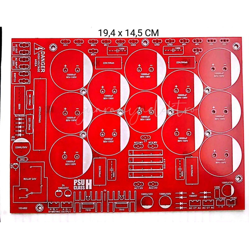 Jual PCB PSU CLASS H PLUS SOFTSTART | Shopee Indonesia
