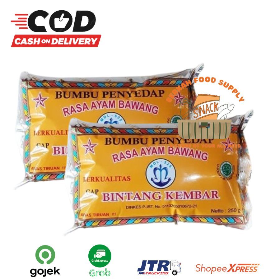 Jual ( BERKAH ) Bumbu Tabur Penyedap Bintang Kembar Rasa Ayam Bawang ...