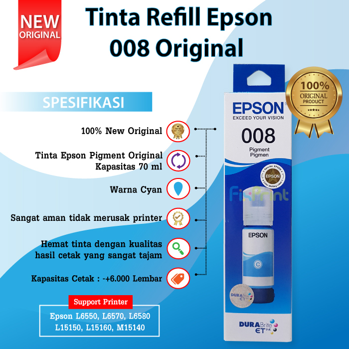 Jual Tinta Epson Original Printer L L L L L Shopee Indonesia