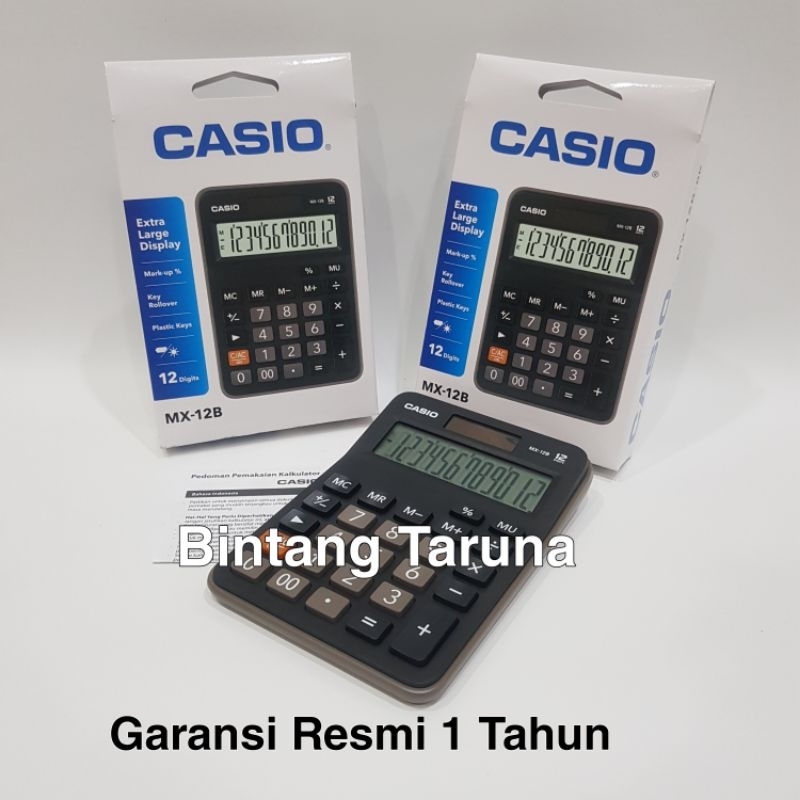 Jual Kalkulator Casio MX-12B Calculator Casio MX-12B Kalkulator 12 ...