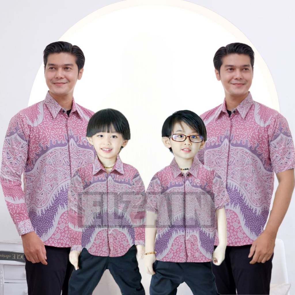 Jual TERBARU KEMEJA BATIK PRIA BATIK PUTRA EL ZAIN KEMEJA batik ayah ...