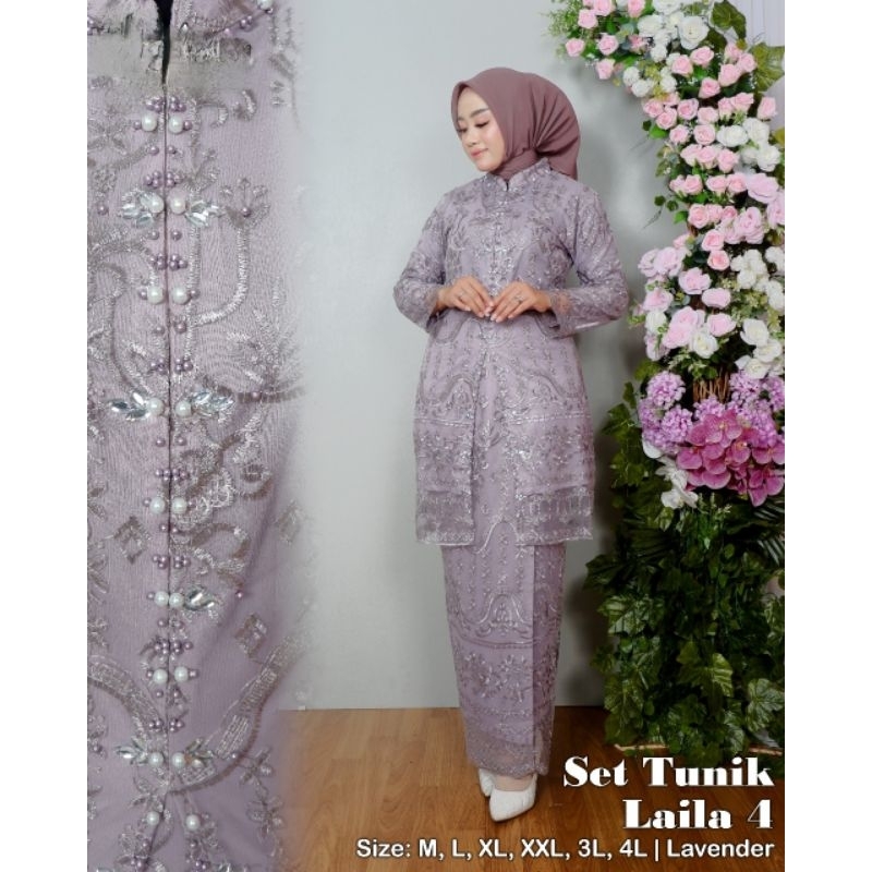 Jual ONESET TUNIK TILLE LAILA KEBAYA MODERN WISUDA PESTA OUTFIT ...