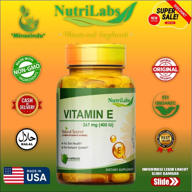 Natural Factors - Vitamin E Mixed 100% Natural Source 400 IU - 180 Softgels