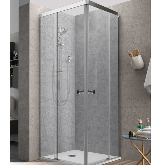 Jual Jual!!! Shower Screen Sliding Sudut / Shower Box Kaca Tempered ...