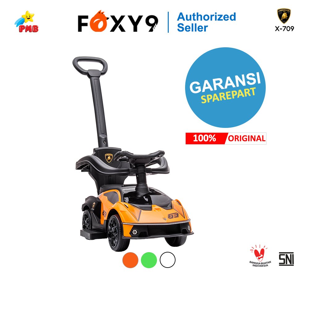 Jual Mainan Mobil Mobilan Manual Dorong Anak Lamborghini PMB X709 ...