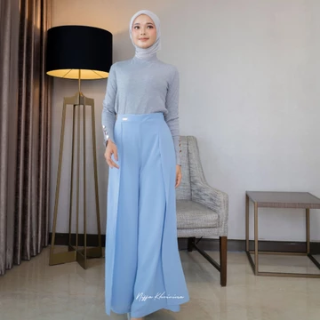 Bynissa BELLA KULOT Bawahan Celana Kulot Highwaist Cerruty Fashion Muslim