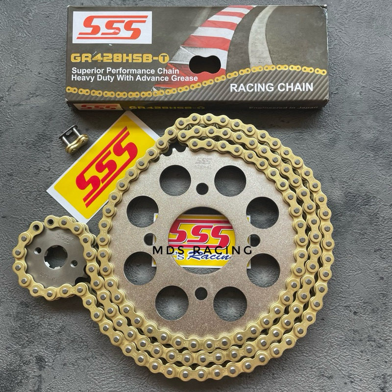 Jual Gear Set Gir Set SSS ORIGINAL 428 Cbr old Cbr150R Sonic150