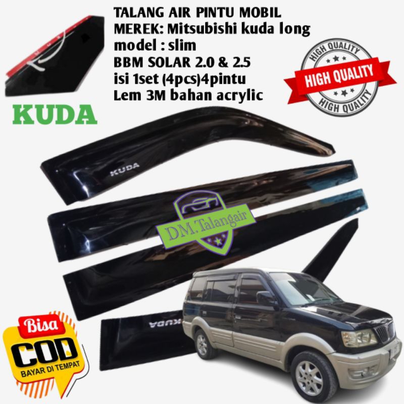 Jual Talang Air Mobil Mitsubishi Kuda Long Solar Model Slim Pintu Shopee Indonesia