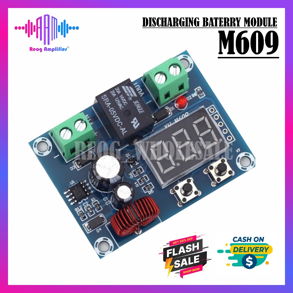 Jual Low Voltage Disconnect Baterai Battery Charging Control Module XH ...