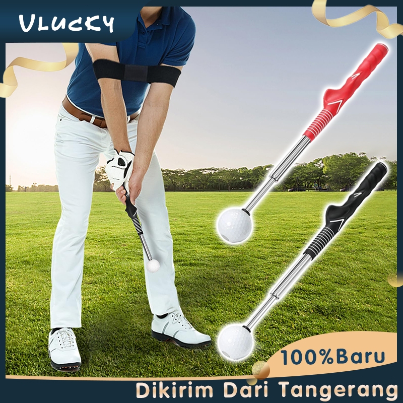 Jual Adjustable Tinggi Golf Swing Practice Stick Golf Swing Trainer Aid