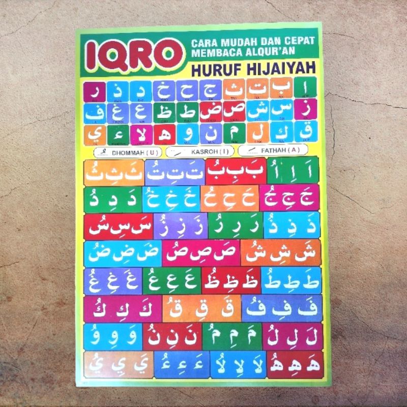 Jual Poster Edukasi Belajar iQro | Shopee Indonesia