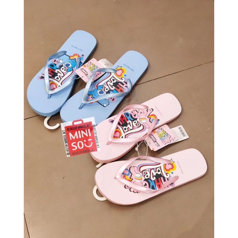 Size chart sandal miniso new arrivals