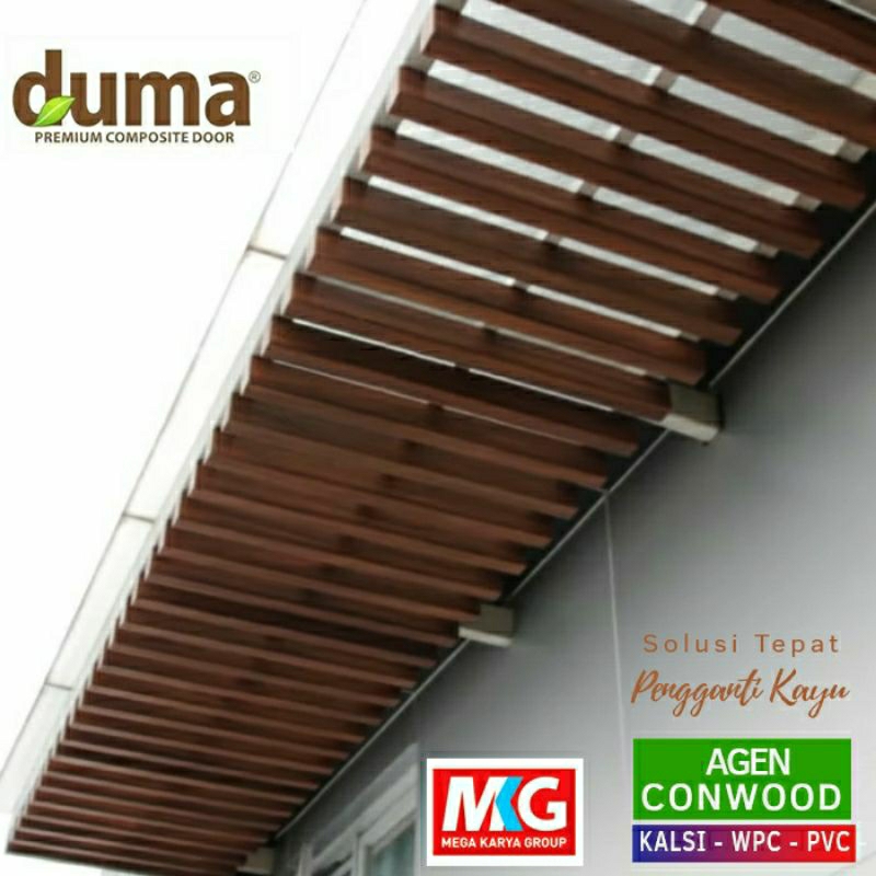 Jual kisi kisi wpc duma kisi kanopi partisi dinding pembatas