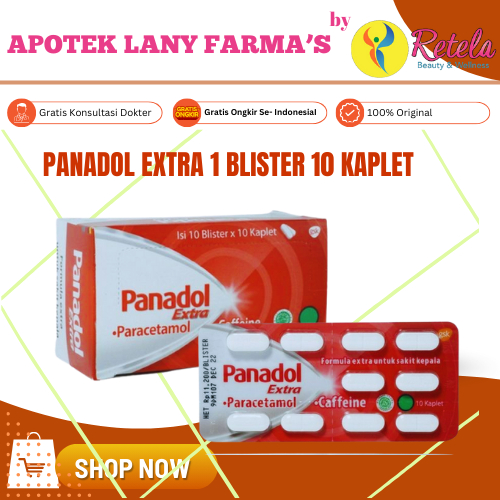 Jual Panadol Extra 1 Strip Isi 10 Tablet Shopee Indonesia