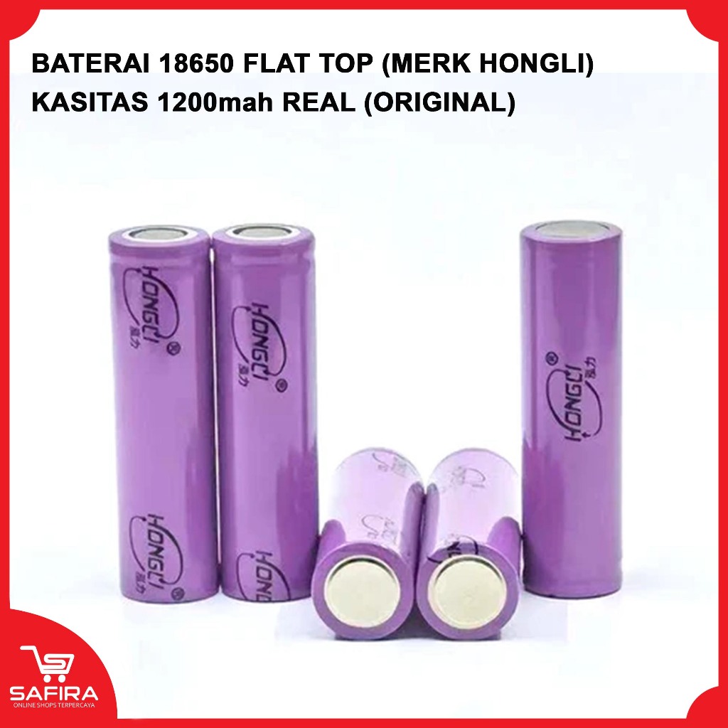 Jual Baterai Flat Top Merk Hongli Original Kapasitas Real Mah Shopee Indonesia