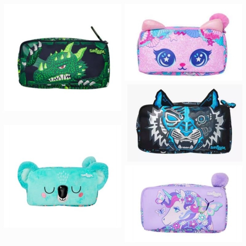 Jual SMIGGLE Best Budz Character Pocket Pencil Case | Shopee Indonesia