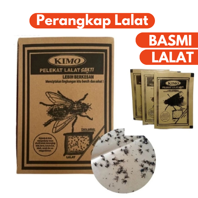 Jual Lem Lalat Kertas Isi 10 Lembar 1pack Perangkap Pengusir