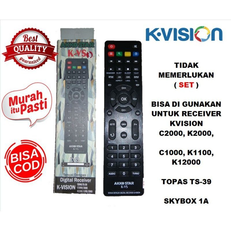 Jual Remote Receiver KVISION AKKO STAR KVS Shopee Indonesia
