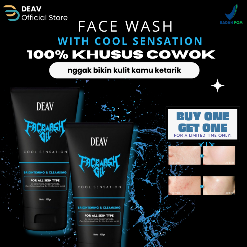 Jual DEAV Face Wash Gel - Segarkan Kulitmu dengan Kelembutan yang ...
