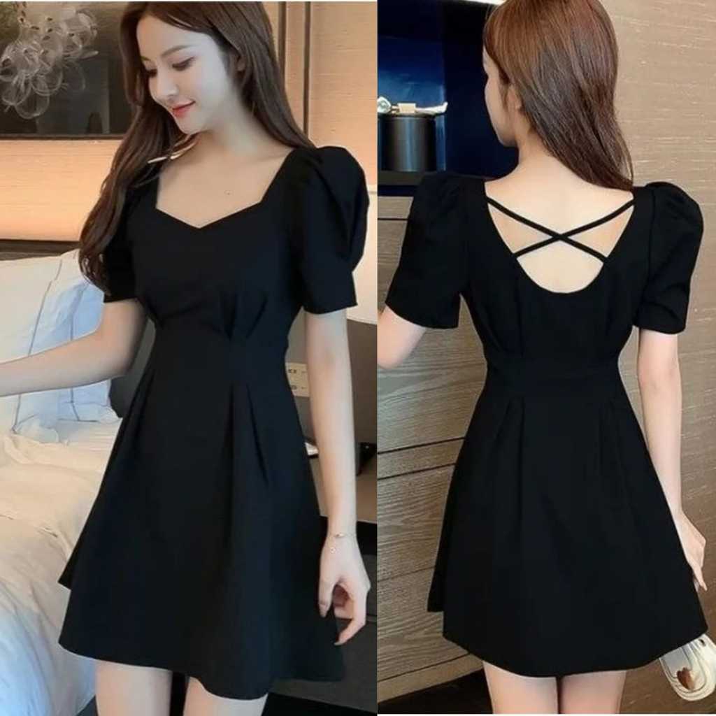 Jual SEVEN.CLOTH - Nelly Dress / Dress Scuba Premium / Dress Wanita ...