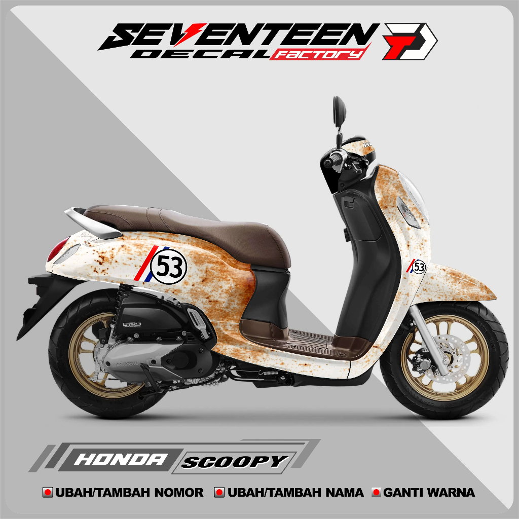 Jual Decal Stiker Full Body Honda Scoopy New Tahun Shopee Indonesia