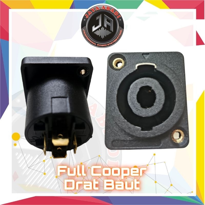 Jual TERMINAL COOPER SOKET SPICON AW LOUDS AW NX4P BLACK GOLD ORIGINAL ...