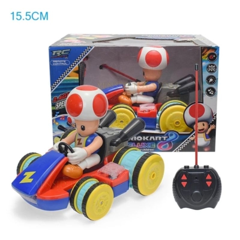 Jual Mainan Mobil Remote control RC Mario kart Deluxe Car Toy