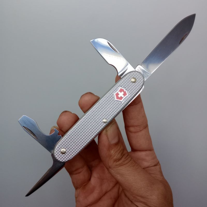 Jual VICTORINOX ELECTRICIAN Silver Alox 93mm Wire scraper Stripper ...